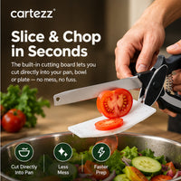 2-in-1 Smart Kitchen Knife with Built-In Cutting Board thumbnail 1